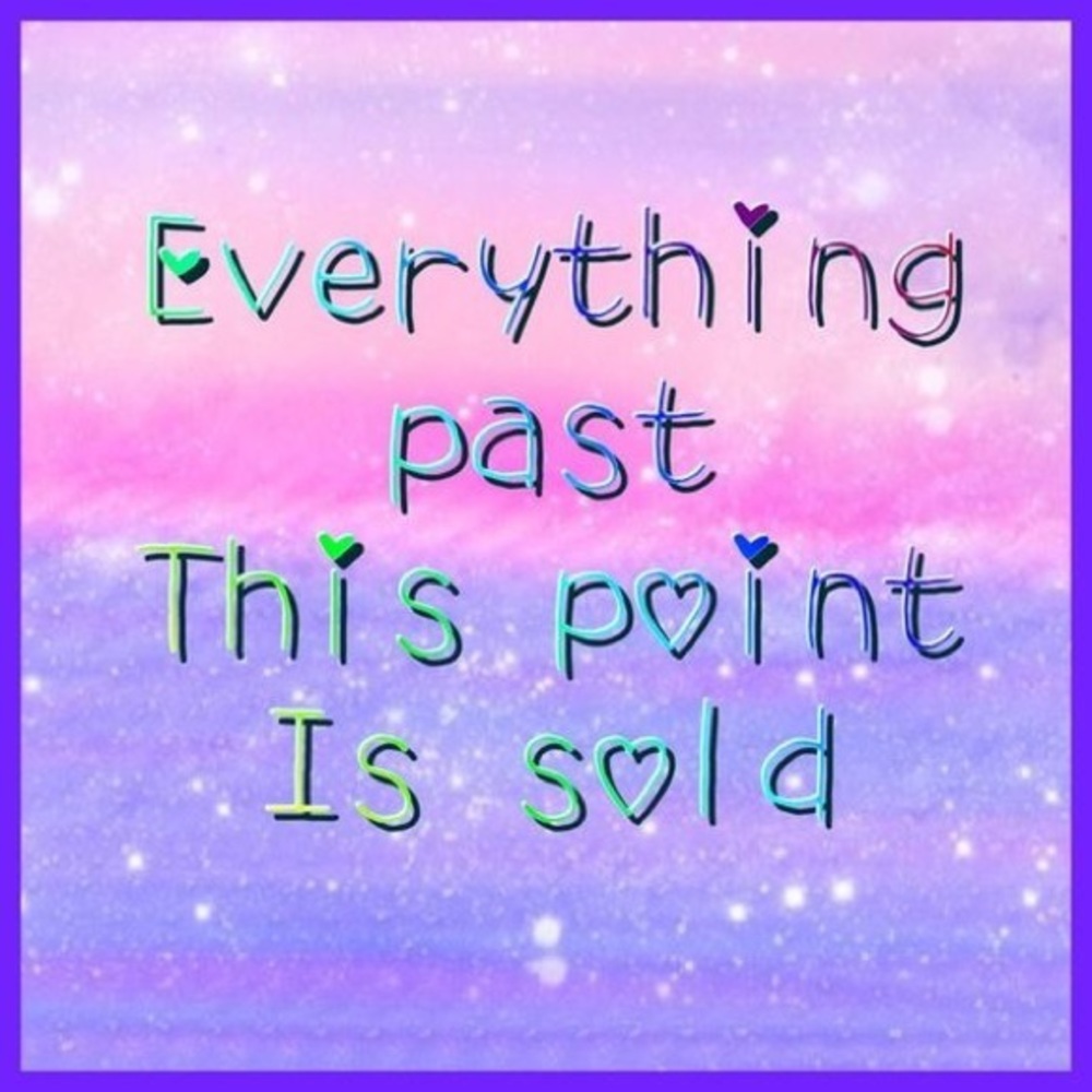 Everything beyond this listing is Sold!